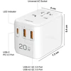 Przetwornica LogiLink LogiLink PA0356 adapter zasilający/ inwentor Wewnętrzna 20 W Baltas
