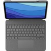 Logitech Combo Touch skirta Apple iPad Pro (2021) 12.9 col. - Dėklas su klaviatūra ir jutikliniu kilimėliu (vokiečių k.)