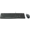 Klaviatūra ir pelė Kit Logitech MK120, su laidu, USB, QWERTZ, Juodas, Pelė Included