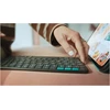 Logitech Flip Folio - Klaviatūra und Foliohülle - full size -AZERTY - Französisch - Graphite - für Apple 10.9-inch iPad Air (5th generation)