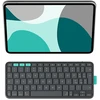 Logitech Flip Folio - Klaviatūra und Foliohülle - full size -AZERTY - Französisch - Graphite - für Apple 10.9-inch iPad Air (5th generation)