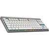 Belaidė klaviatūra Logitech G515 LIGHTSPEED TKL, Baltos spalvos, Išdėstymas: Vokiečių k. (Qwertz)
