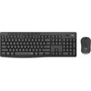 Klaviatūra ir pelė Kit Logitech MK295 Silent Belaidis rinkinys Graphite