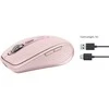 Belaidė pelė Logitech MX Anywhere 3S, rožinės spalvos