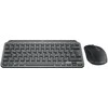 Belaidės klaviatūros ir pelės rinkinys Logitech MX Keys Mini, QWERTZ, Juodos spalvos (920-011054)