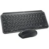 Belaidės klaviatūros ir pelės rinkinys Logitech MX Keys Mini, QWERTZ, Juodos spalvos (920-011054)