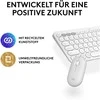 Klaviatūra Logitech Pebble 2 Combo, Wei, Kabellos, Deutsch, 920-012204