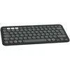 Belaidė klaviatūra Logitech PEBBLE KEYS 2 K380S, Grafito spalvos, Išdėstymas: US tarptautinis (Qwerty)