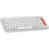 Klaviatūra Logitech POP ICON KEYS - KB OFF Baltas - DEU - CENTRAL-419