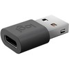 Adapteris USB Logitech 956-000169 USB-A - USB-C Pilka (956-000169)