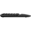 Logitech Wave Keys, juodas - belaidė ergonomiška klaviatūra su paminkštintu delno apdangalu