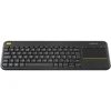 Logitech WIRELESS TOUCH Klaviatūra K400 - PLUS Juodas