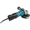 Makita GA5093X01 Kampinis šlifuoklis, 1900 W, 125 mm, SJS², AFT, Mechaninis stabdys, Svirtinis jungiklis, 2800-11500 min-1, antivibracinė šoninė rankena