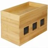 LOGILINK KAB0076 Cable box 255x140x165 mm bamboo