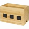LOGILINK KAB0076 Cable box 255x140x165 mm bamboo