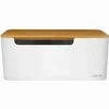 LOGILINK KAB0075 Kabelių dėžutė 320x140x130 mm baltas su bambukiniu dangteliu