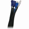 LogiLink Cable Flex Wrap | KAB0006 | Lankstus ir minkštas kabelių kanalas. Patikimai sujungia ir apsaugo laidus. Iškirpti iki reikiamo ilgio. Velcro užsegimas. Su antipireno funkcija. Ryšulio skersmuo 32 mm. | Juodas | 1,8 m