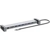 Manhattan MH 190398 10 viename prijungimo stotis USB (3.1) tipo C prie dviejų HDMI, kelių prievadų