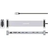 Manhattan MH 190398 10 viename prijungimo stotis USB (3.1) tipo C prie dviejų HDMI, kelių prievadų