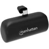 Išorinė baterija Manhattan ličio jonų (Li-Ion) 5000 mAh, juoda