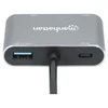 Adapteris AV Manhattan Manhattan Hub Adapteris USB-C 3.2 na 4K HDMI VGA USB-A USB-C PD 87W