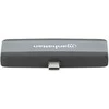 Šakotuvas Manhattan 190404 prijungimo stotis Laidinė USB 3.2 Gen 2 (3.1 Gen 2) Type-C pilka