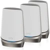 Maršrutizatorius NETGEAR Orbi Quad-band RBKE963 AXE11000 WiFi 6E tinklelio sistema, pilka, balta, vidinė, maitinimas, Wi-Fi 6 (802.11ax), 802.11a, 802.11b, 802.11g, Wi-Fi 4 (802.11ac), 162.11ac. Wi-Fi 6E..., 1200 Mbit/s