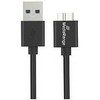 MediaRange Įkrovimo laidas USB-A į Micro-B USB 3.0 0,5 m juoda