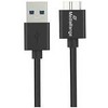 MediaRange Įkrovimo laidas USB-A į Micro-B USB 3.0 0,5 m juoda