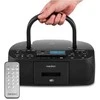 MEDION® LIFE® DRX-1 Plus Boombox juodas