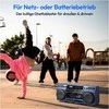 Medion LIFE® P66538 Retro-Boombox blau