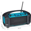 Medion MD 43320 DAB+ Baustellen-Radio blau / juodas