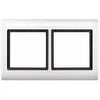 MERTEN 400219 Rahmen 2-fach pws AQUADESIGN