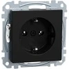 MERTEN MEG2301-0403 SCHUKO-Steckdose, Steckklemmen, juodas matt, System M