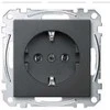 MERTEN MEG2301-0414 SCHUKO-Steckdose anthrazit System M