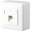 METZ CONNECT E-DAT C6 1 prievadas AP grynai baltas