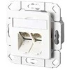 METZ CONNECT E-DAT C6 2 port UPk grynai baltas