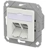 METZ CONNECT Anschlussdose E-DAT C6A IDC 2 Port UPk verkehrswei