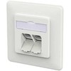 METZ CONNECT Anschlussdose E-DAT C6A IDC 2 Port UP verkehrswei