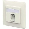 METZ CONNECT Anschlussdose E-DAT C6A LSA++ 1 Port UP reinwei