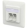 METZ CONNECT Anschlussdose E-DAT C6A LSA++ 2 Port UP verkehrswei