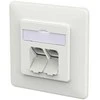 Schneider Electric METZ CONNECT lizdas E-DAT C6A LSA++ 2 portų įleidžiamas baltas (130E381027-I)