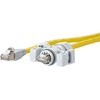 „Metz METZ CONNECT E-DAT“ pramoninis kryžminis kabelis V6, IP67 - RJ45, 1 m