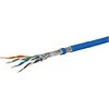 METZ CONNECT montavimo kabelis Cat 7A S/FTP, MC GC1300 pro22, LSZH, mėlynas 100m žiedas
