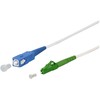 Metz Kabelis krosowy METZ CONNECT OpDAT, SC-S/LC-S APC OS2, 1 m