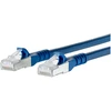 METZ CONNECT Patchkabel S/FTP Cat.6A blau 0,5m