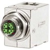 MetzConnect BTR METZ CONNECT Plokštės adapteriai M12, kodavimas X, į RJ45 – kampiniai
