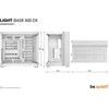 Kompiuterio Korpusas - be quiet! LIGHT BASE 900 DX Full Tower Su Šoniniu Langeliu Baltas
