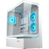 Cougar Corsair Gaming Kompiuterio korpusas CFV235 Baltas TG 240 REV+120ARGB FAN RGB HUB SYNC LED ST