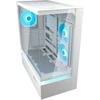 Cougar Corsair Gaming Kompiuterio korpusas CFV235 Baltas TG 240 REV+120ARGB FAN RGB HUB SYNC LED ST